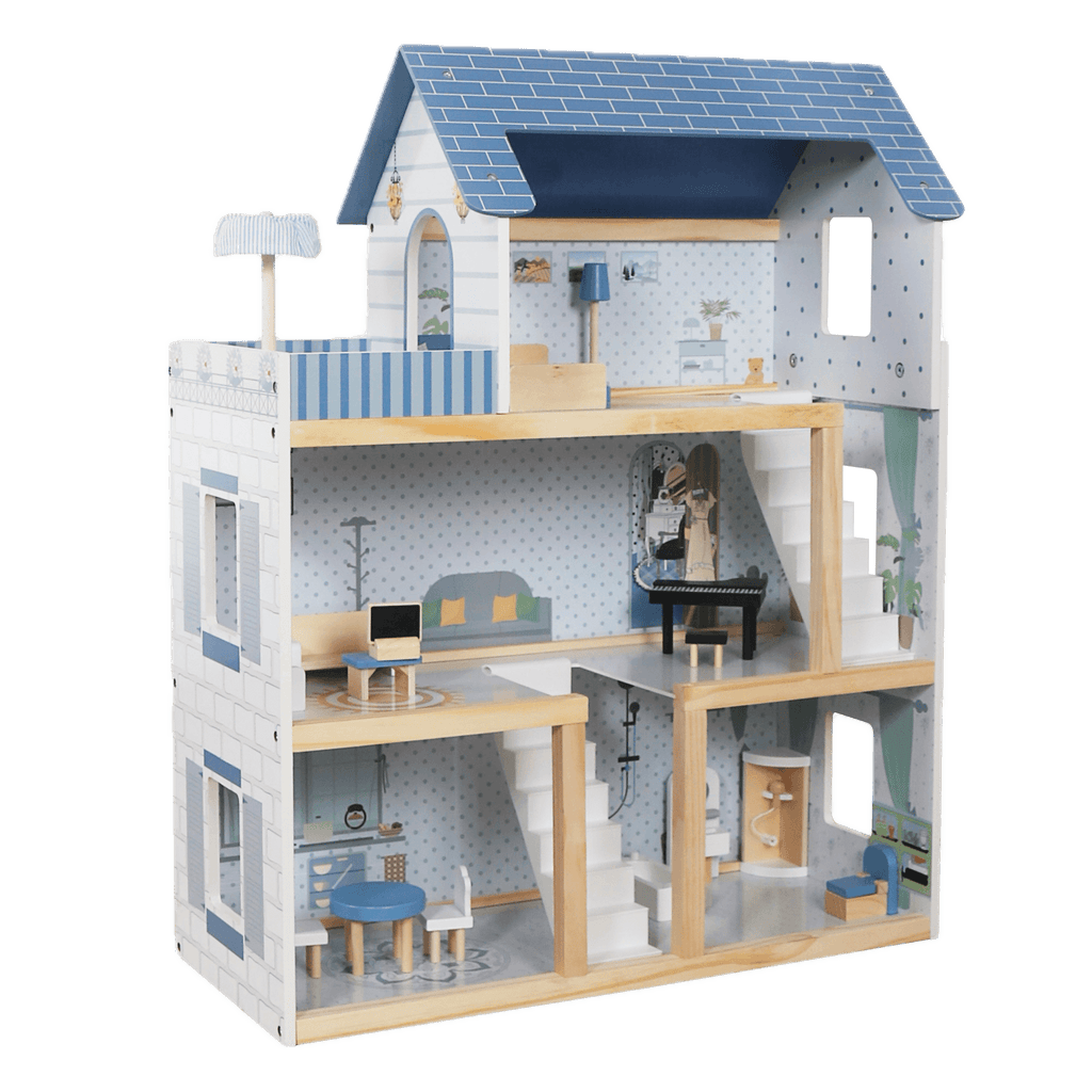 Casa de muñecas moderna juguete modelo W06A413H