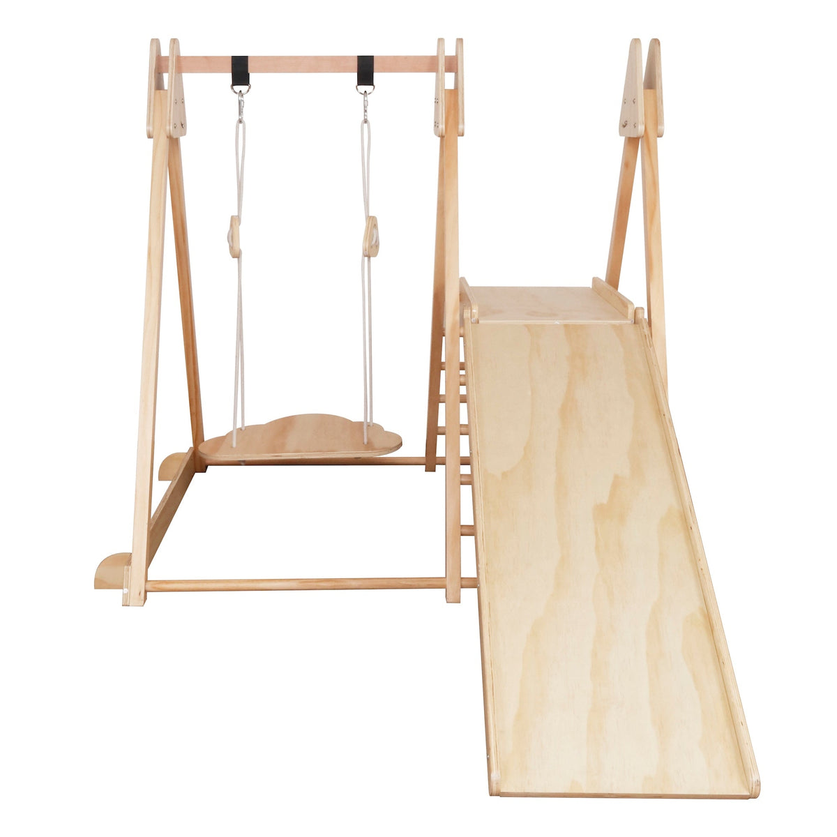 Centro de Escalada Juguete Montessori con Columpio y Resbaladero W01F219