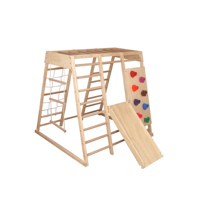 Estructura de Escalada de Madera Juguete Montessori (Cubo) W01F227