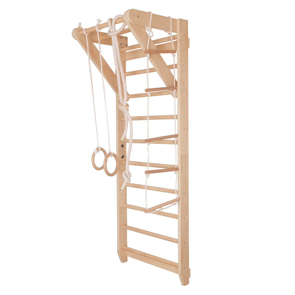 Espaldera de Pared de Madera Juguete Montessori (Gimnasio Sueco) W01F228