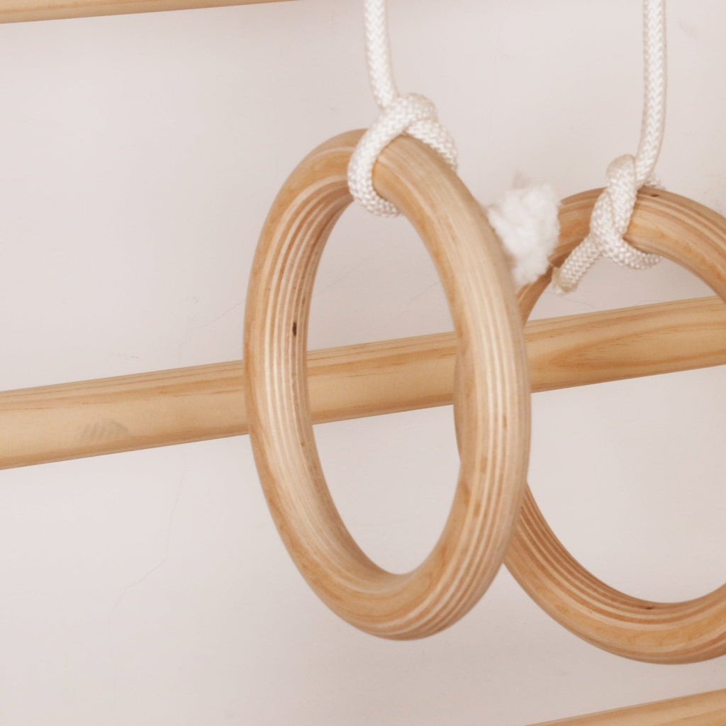 Espaldera de Pared de Madera Juguete Montessori (Gimnasio Sueco) W01F228