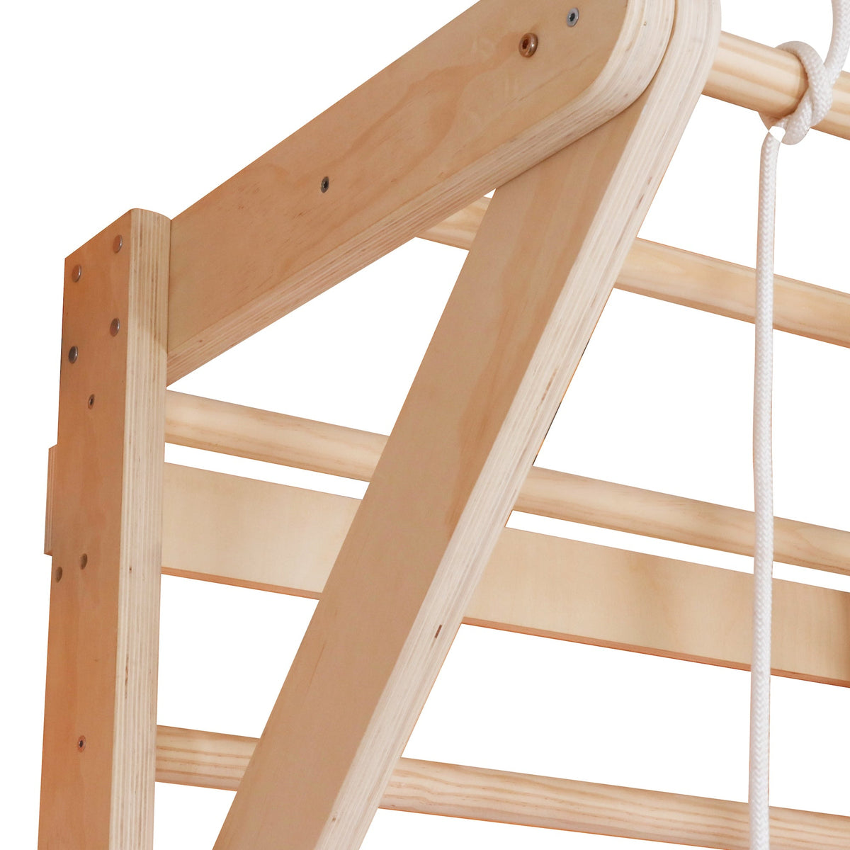 Espaldera de Pared de Madera Juguete Montessori (Gimnasio Sueco) W01F228