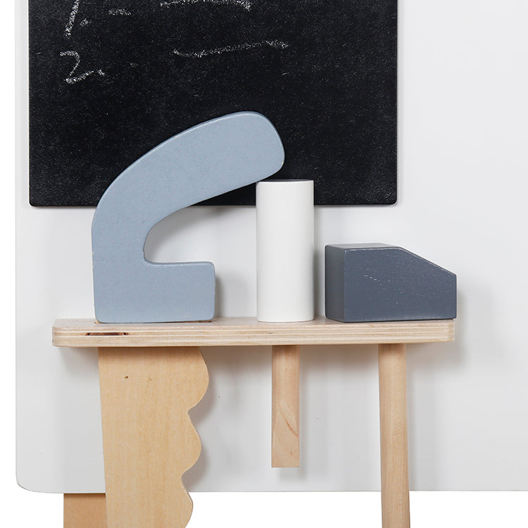 Mesa de Herramientas de Madera Juguete Montessori (Azul) W03D242C