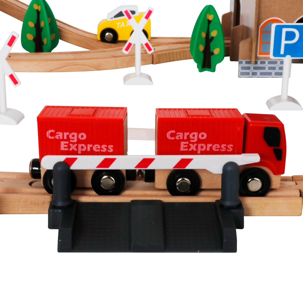 Set de tren de madera juguete modelo W04C048