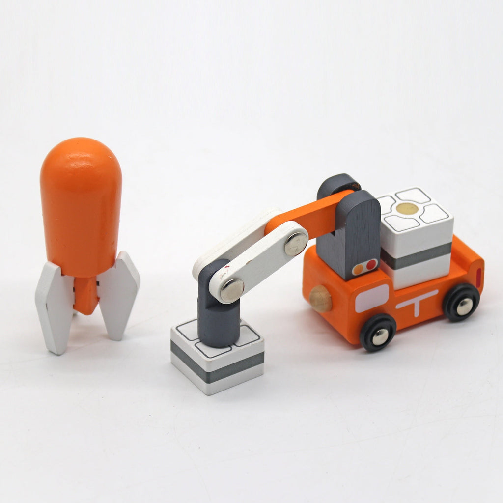 Cohete espacial Montessori juguete modelo W04F046