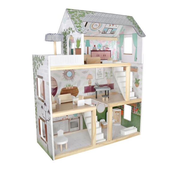 Casa de muñecas moderna juguete modelo W06A413C