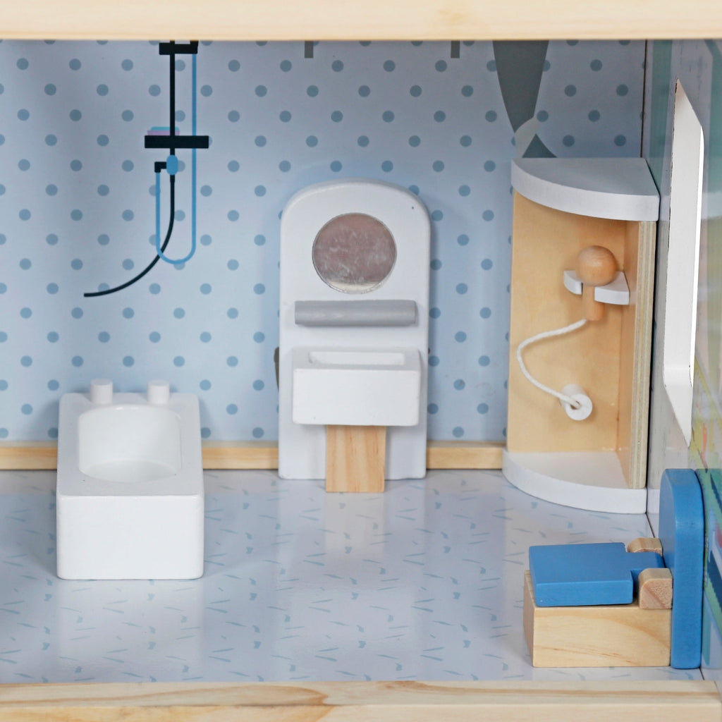 Casa de muñecas moderna juguete modelo W06A413H