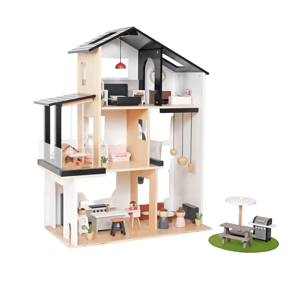 Casa de muñecas moderna juguete modelo W06A539