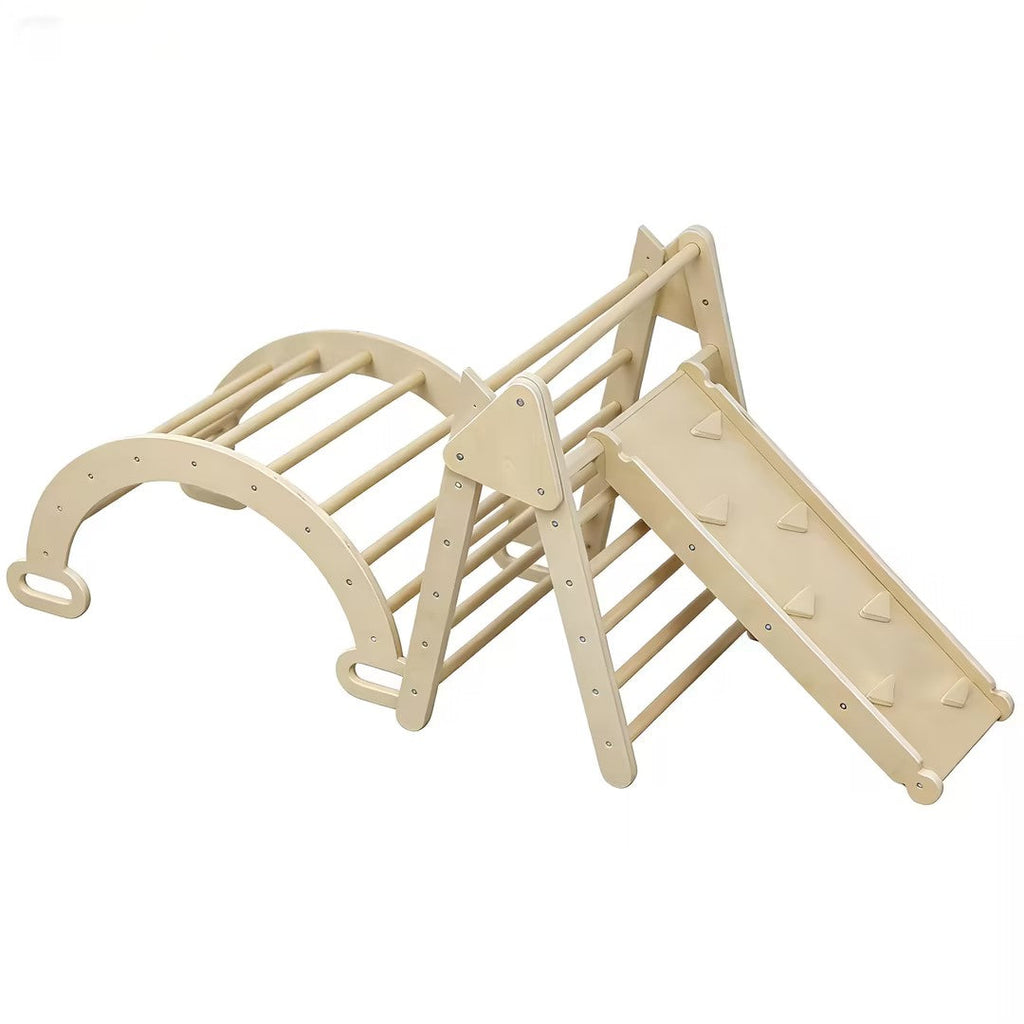 Juego de Escalada Montessori con Madera Maciza Para Niños de 2 a 5 Años W08K327D