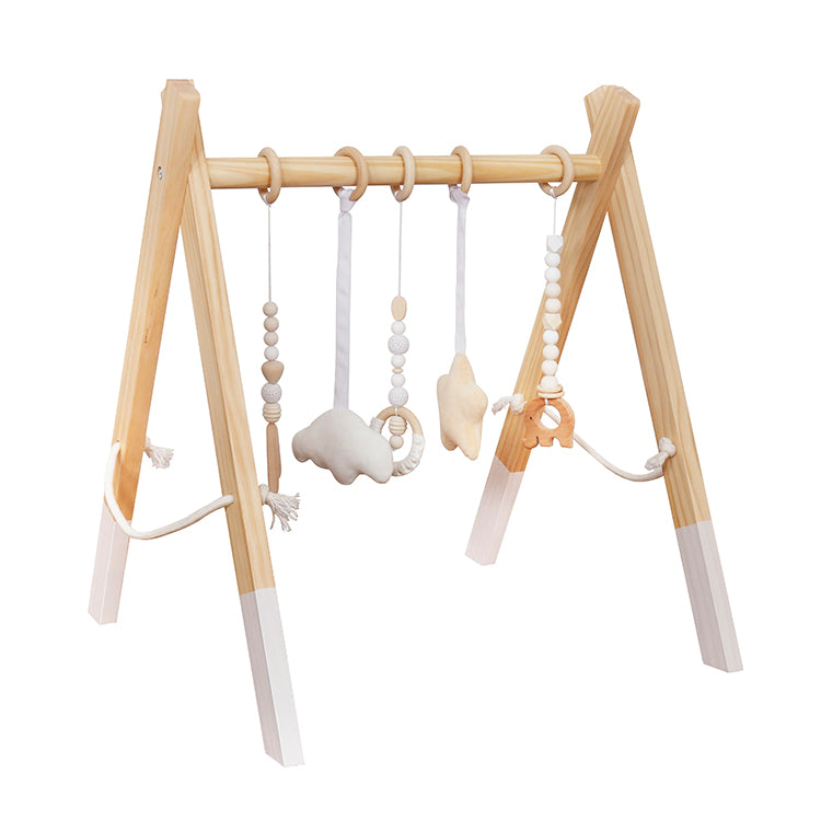 Gimnasio de Actividades de Madera Juguete Montessori para Bebé W08K394