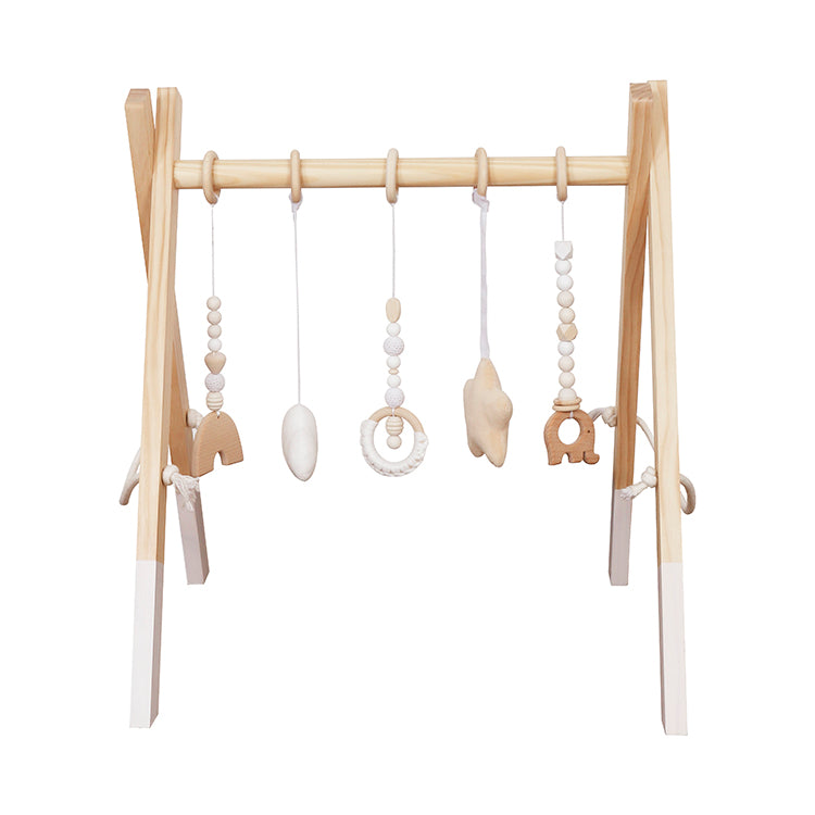Gimnasio de Actividades de Madera Juguete Montessori para Bebé W08K394