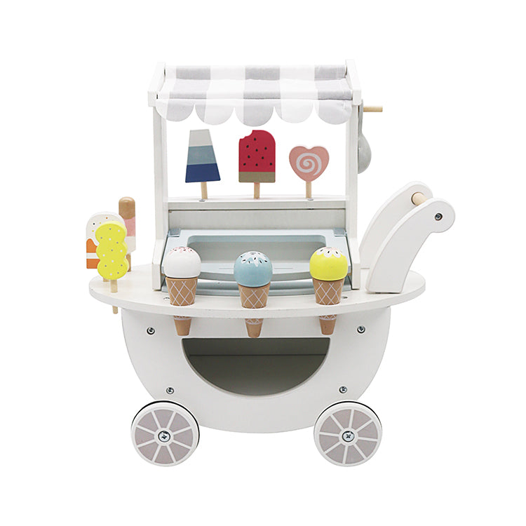 Carrito de Helados de Madera Juguete Montessori W10A234