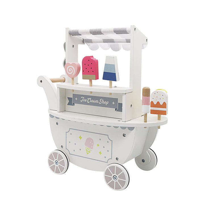 Carrito de Helados de Madera Juguete Montessori W10A234