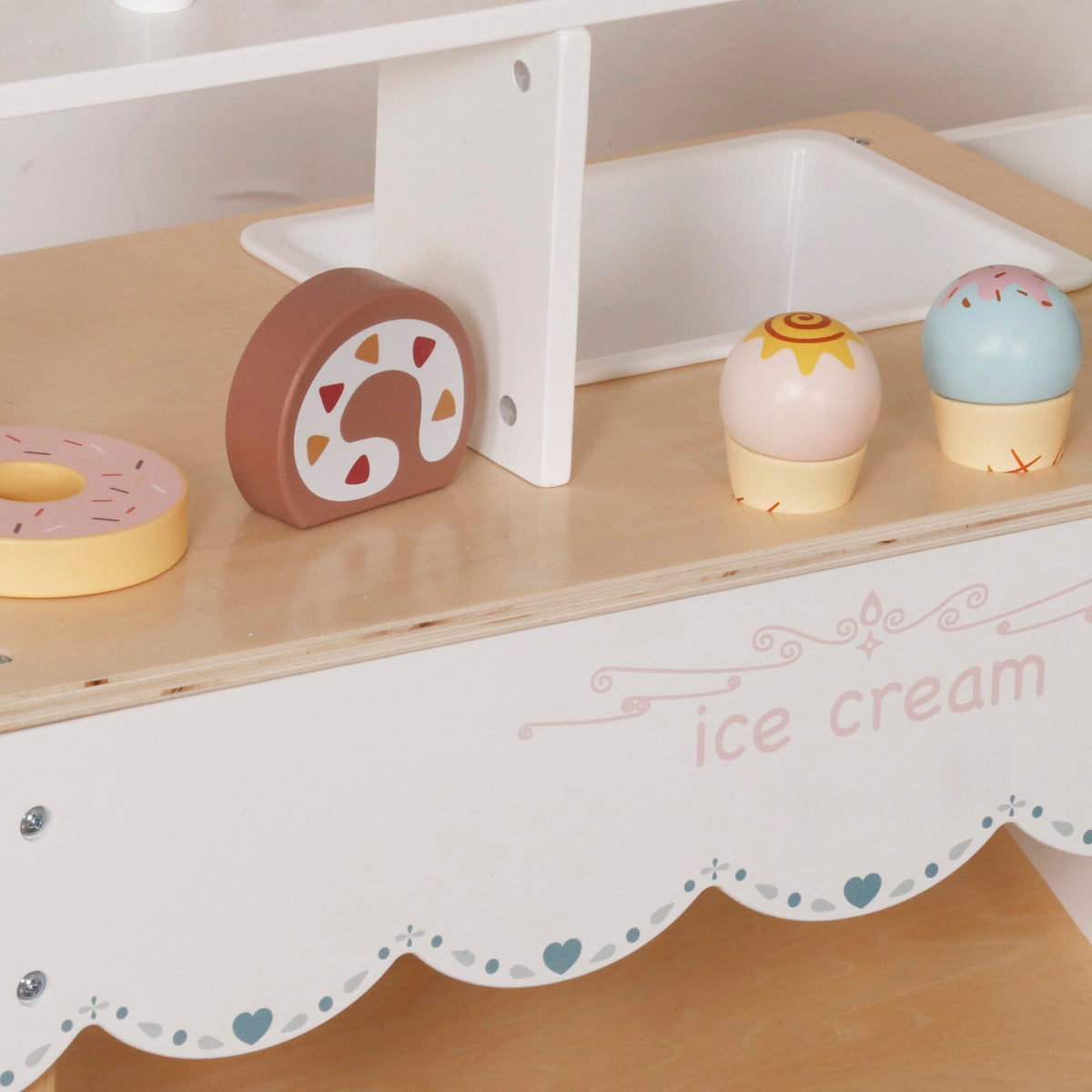 Carrito de Tienda de Madera Juguete Montessori W10A273