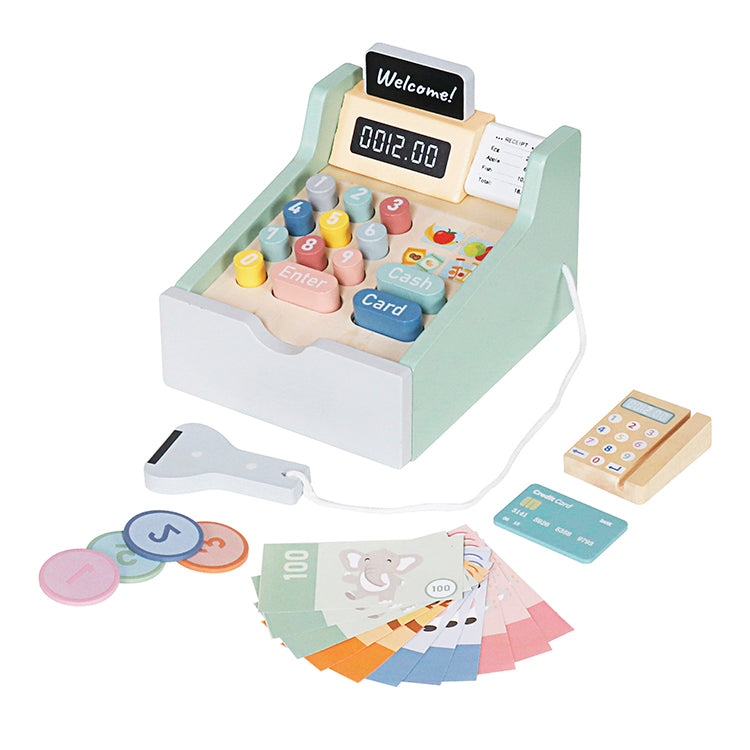 Caja Registradora de Madera Juguete Montessori W10A308