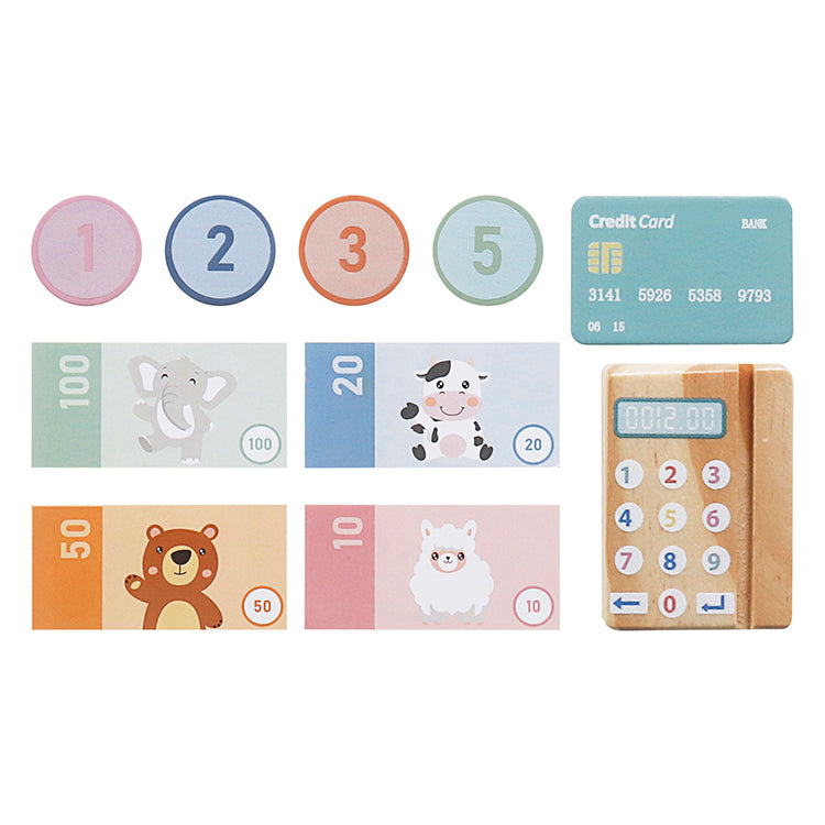 Caja Registradora de Madera Juguete Montessori W10A308
