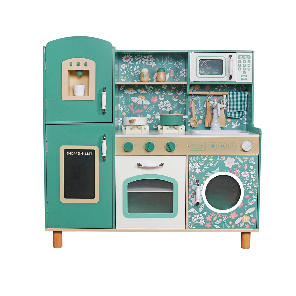 Cocinita de Madera Juguete Montessori con Estufa Electrónica W10C790B
