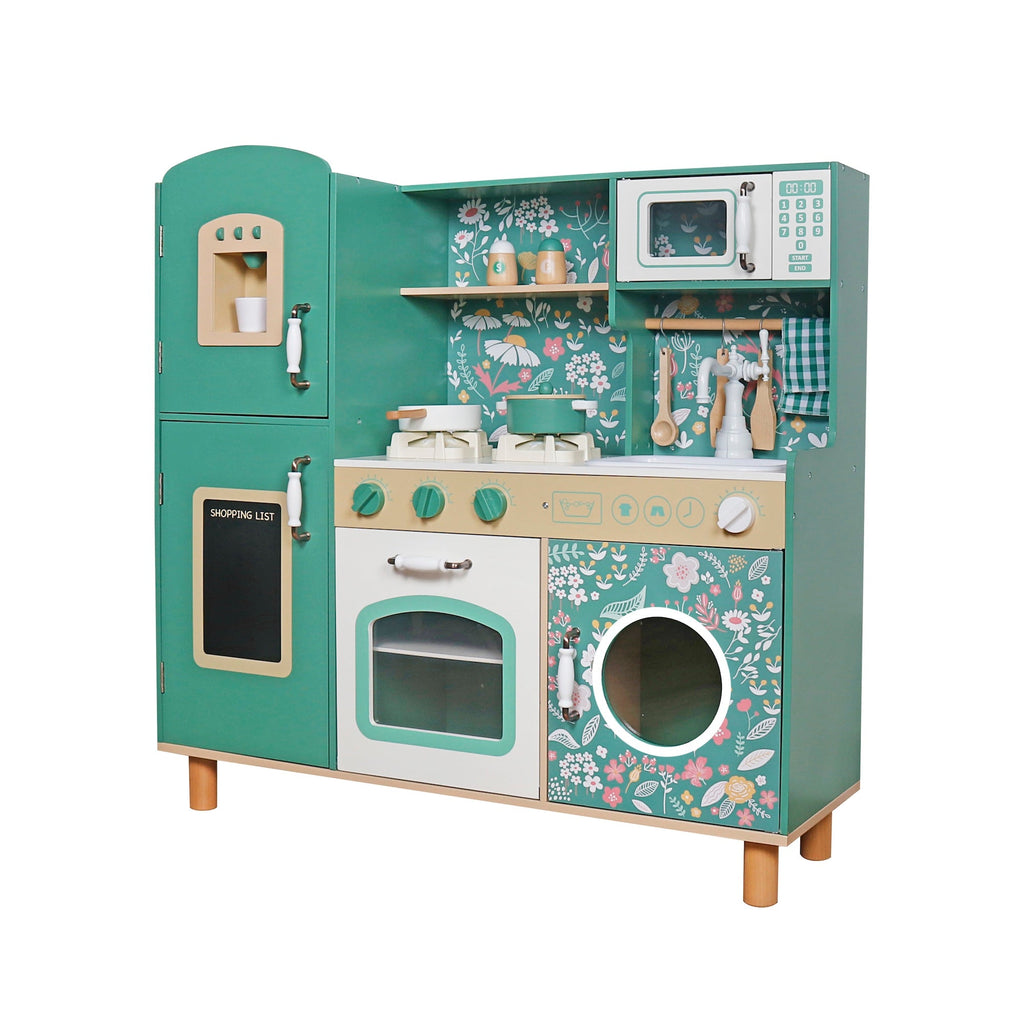 Cocinita de Madera Juguete Montessori con Estufa Electrónica W10C790B