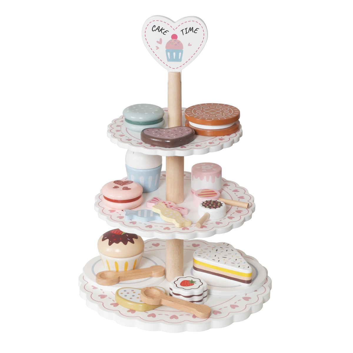 Stand de Postres de Madera Juguete Montessori W10L068