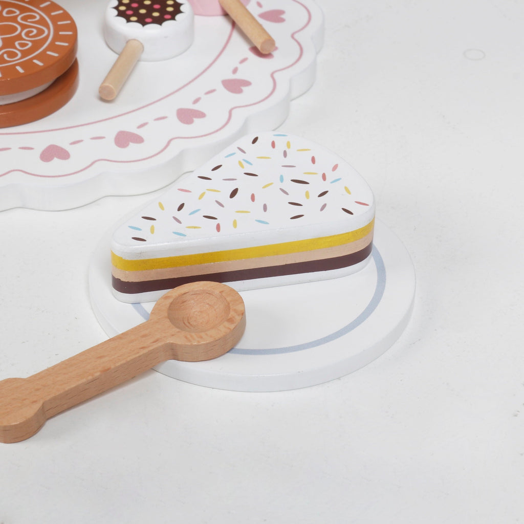 Stand de Postres de Madera Juguete Montessori W10L068