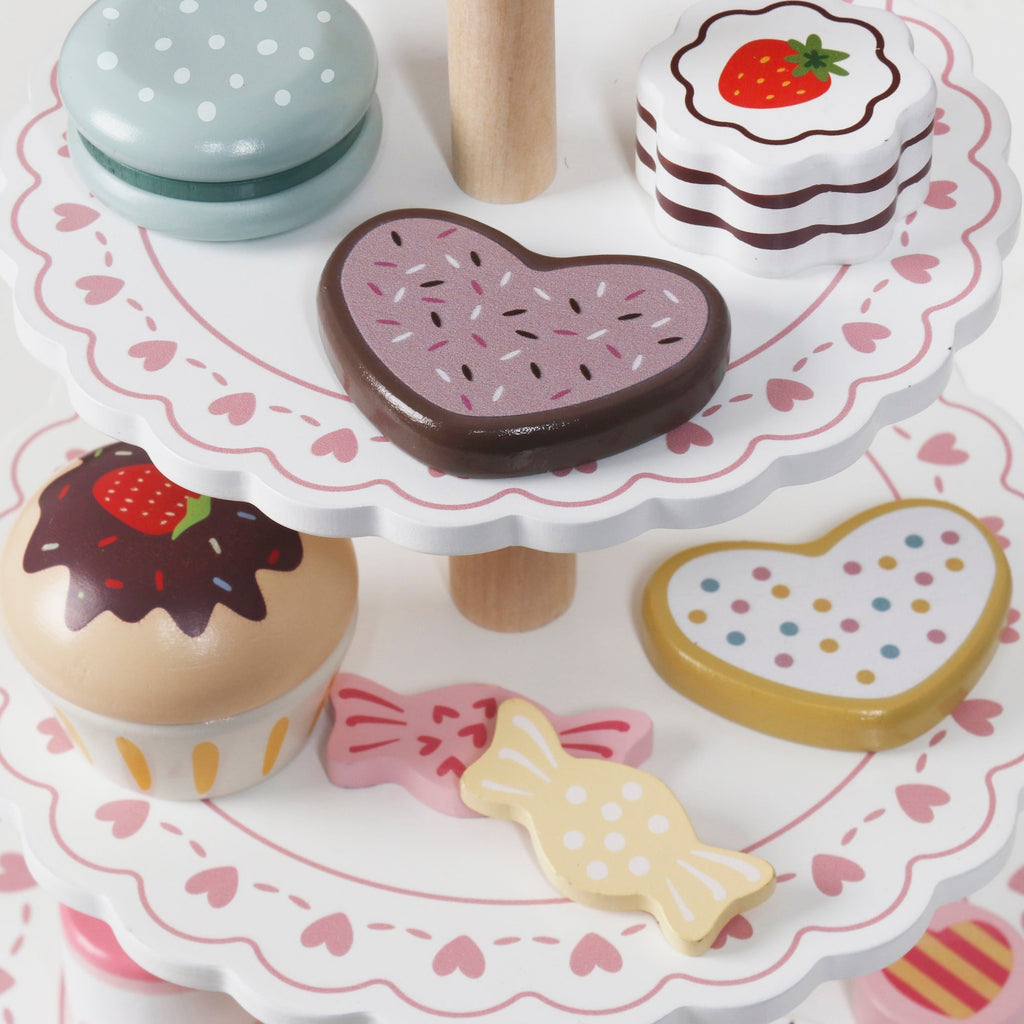 Stand de Postres de Madera Juguete Montessori W10L068