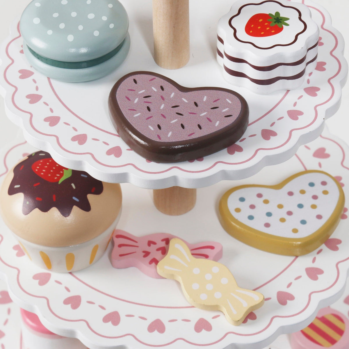 Stand de Postres de Madera Juguete Montessori W10L068