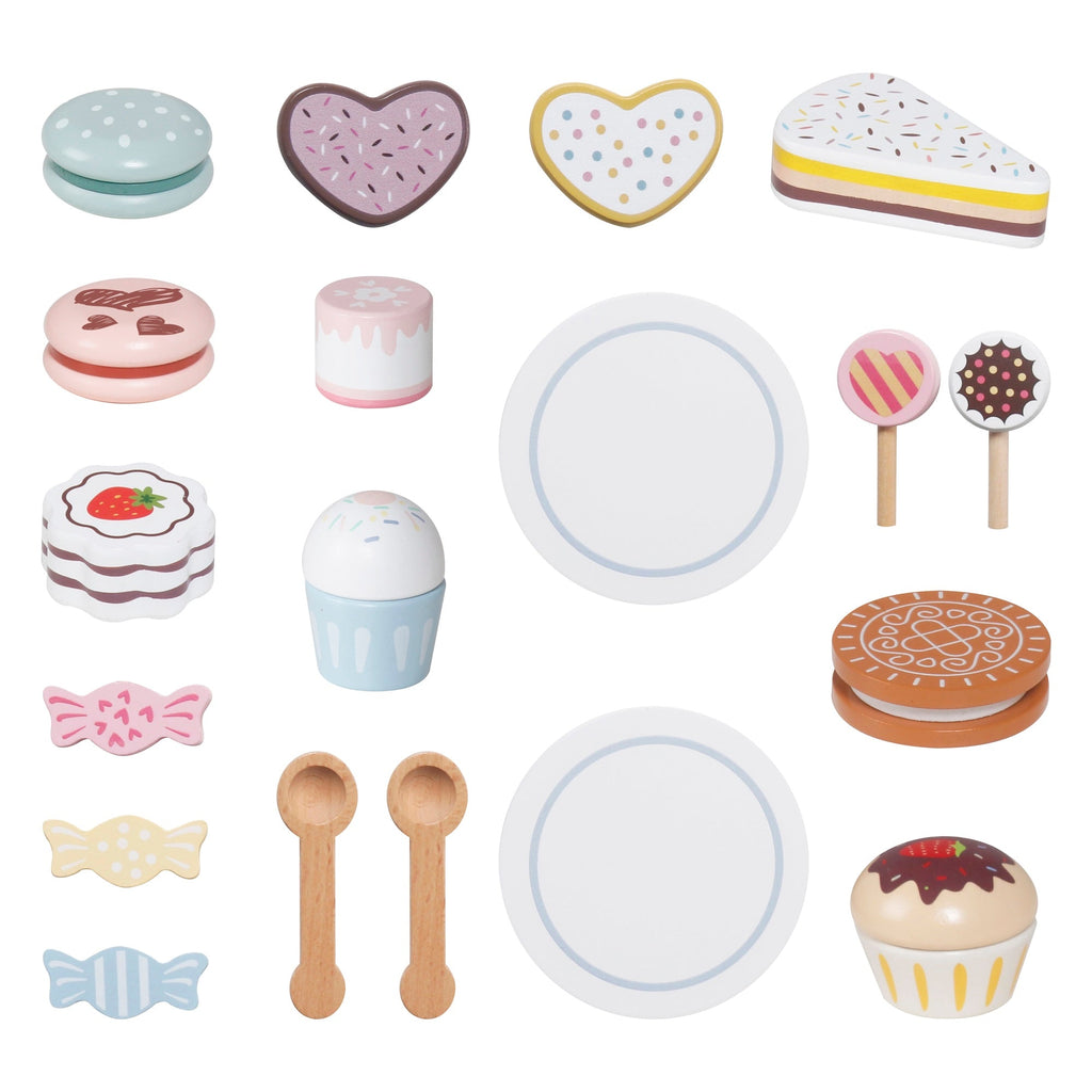 Stand de Postres de Madera Juguete Montessori W10L068