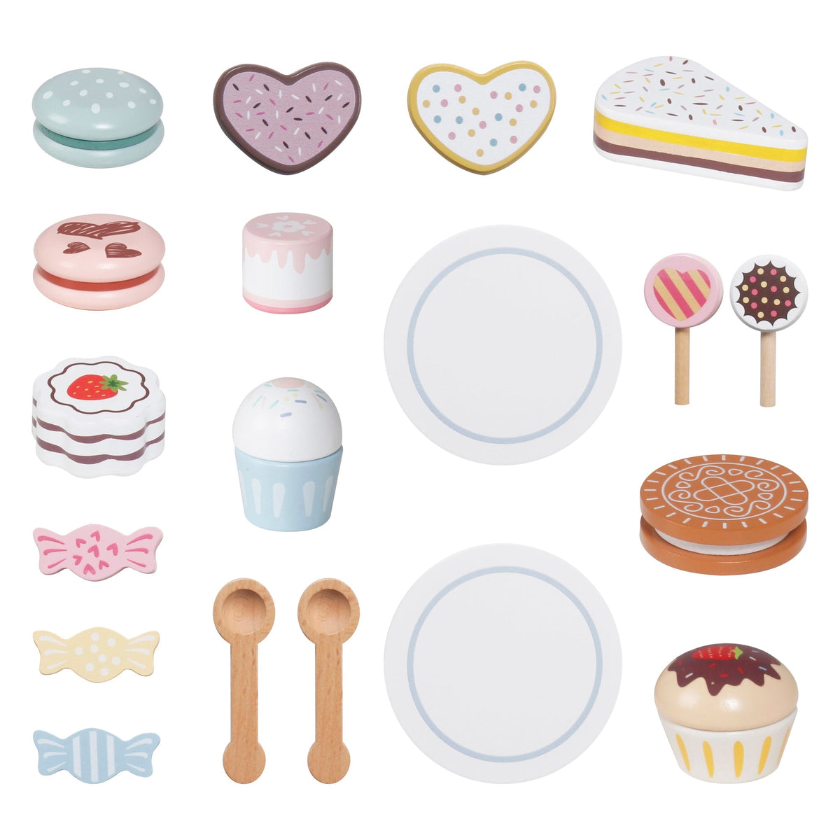 Stand de Postres de Madera Juguete Montessori W10L068