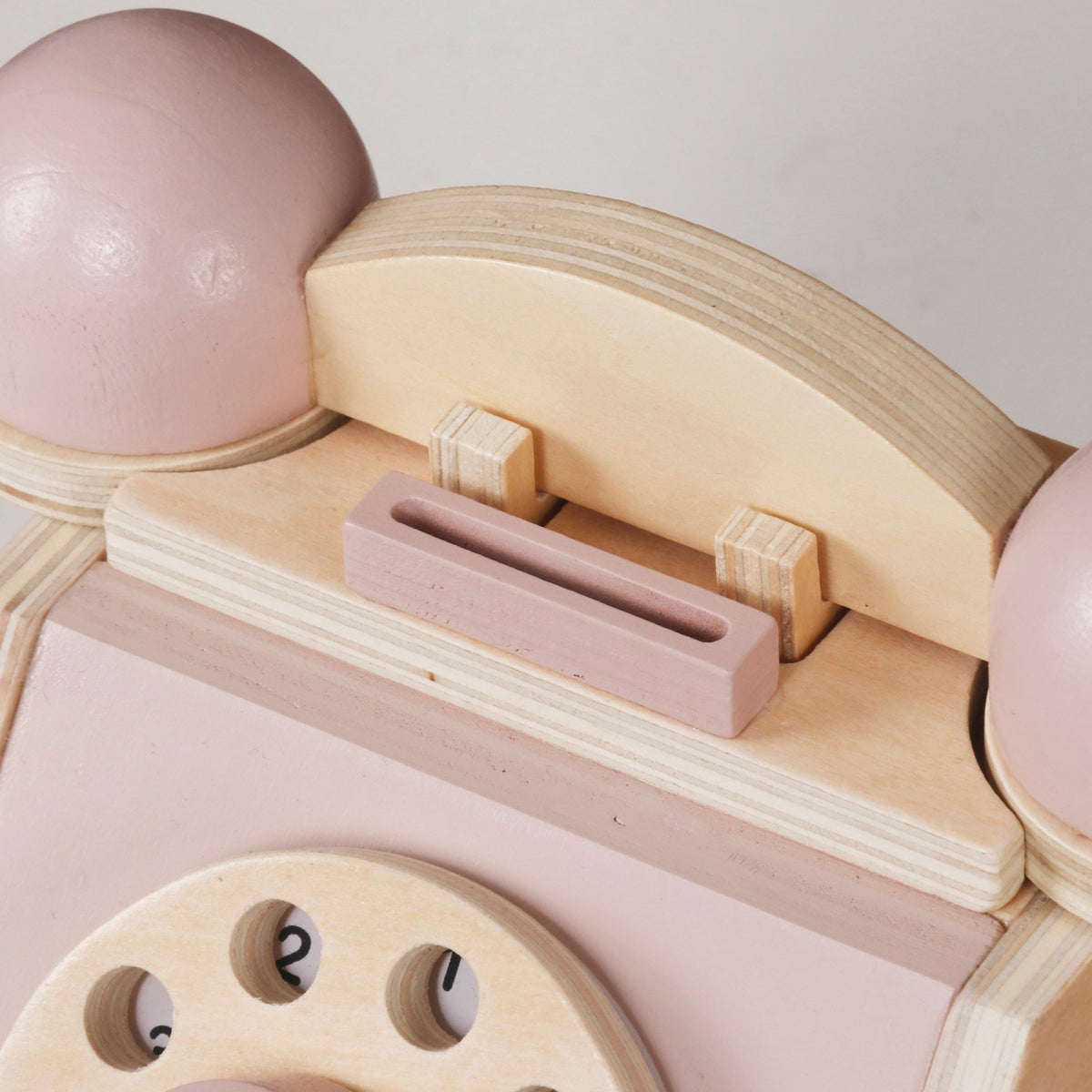 Teléfono de Juguete de Madera Juguete Montessori W10L095
