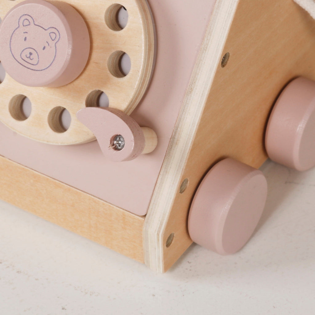 Teléfono de Juguete de Madera Juguete Montessori W10L095