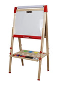 Pizarra de Madera Juguete Montessori Ajustable con Pinturas W12B196