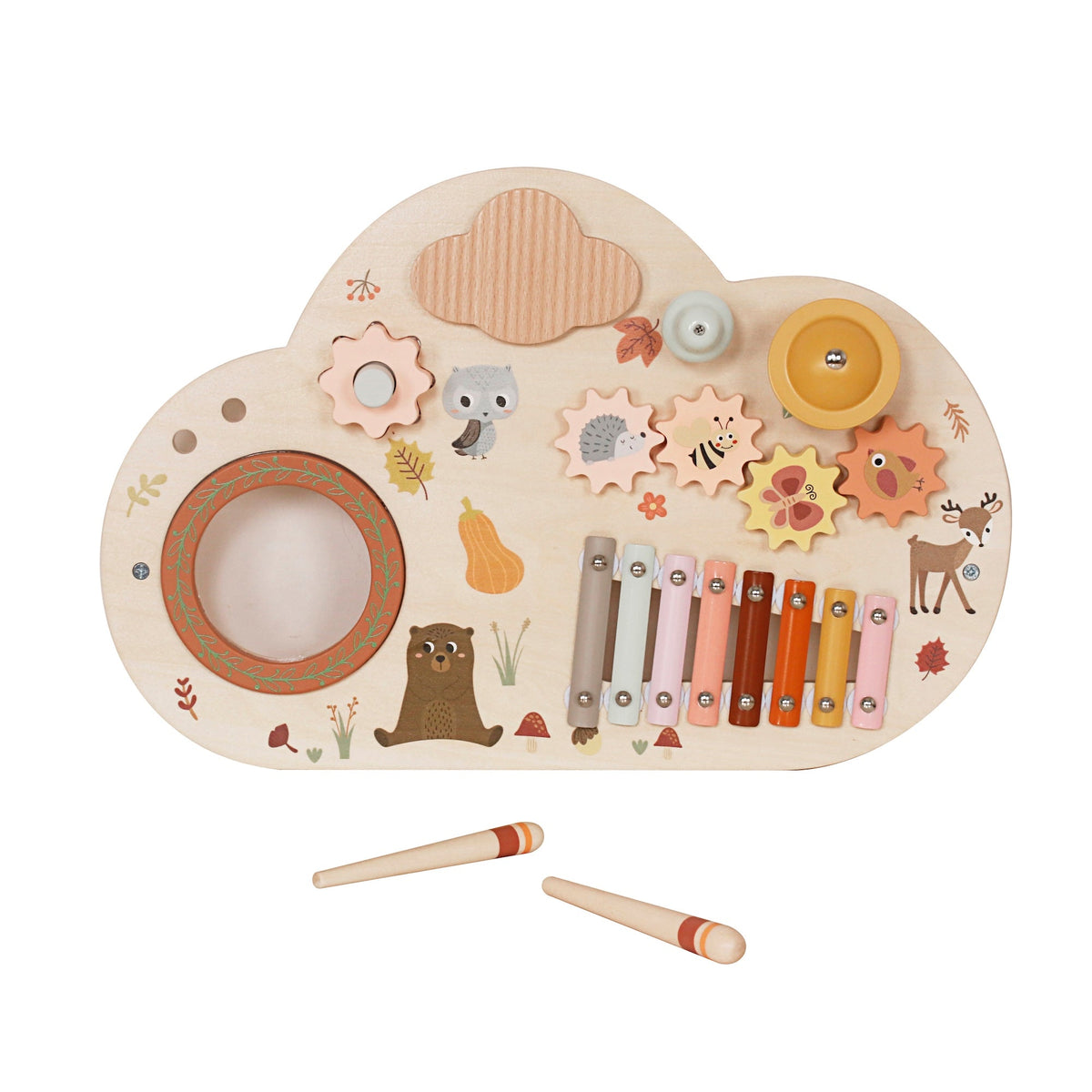 Tablero de Música Montessori de Madera Para Niños Pequeños W12D748