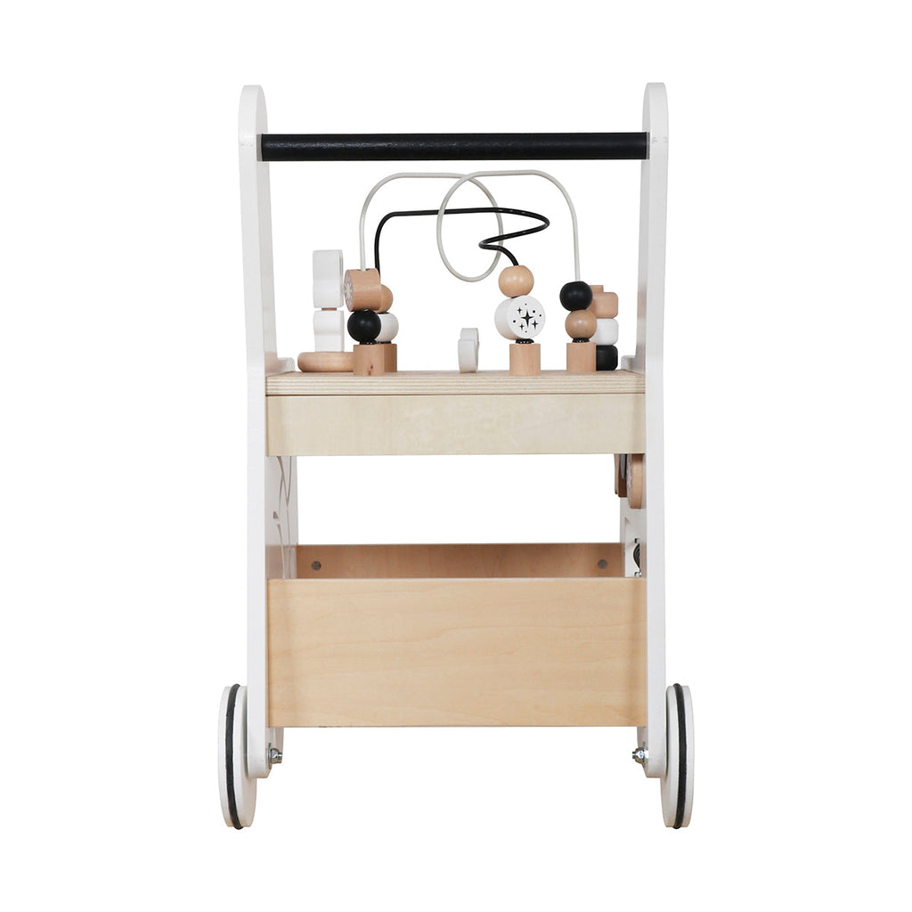 Andador de Madera Juguete Montessori con Laberinto de Cuentas W16E248